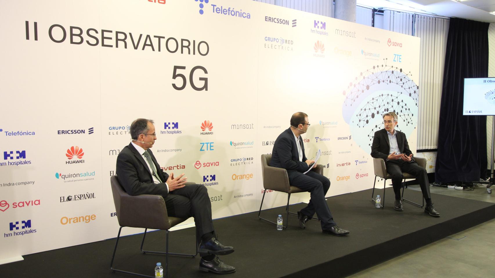 Javier Gutiérrez, director de Estrategia y Desarrollo de Red de Telefónica España y Alexis Salas, director de Ingeniería de Orange España