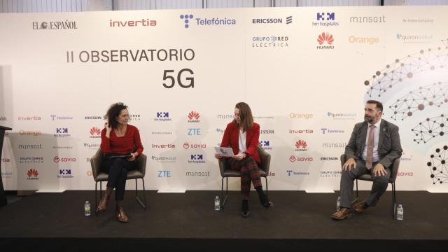 Imagen de la mesa redonda 'Casos del 5G: colaboración público-privada', en la primera jornada del II Observatorio 5G.