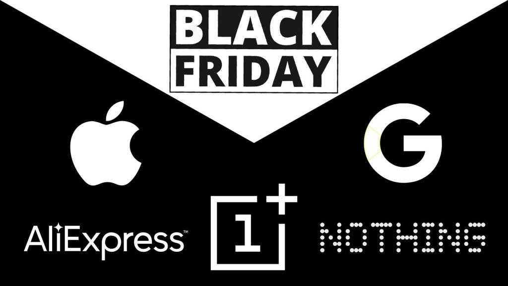 Montaje del Black Friday con algunas marcas involucradas.
