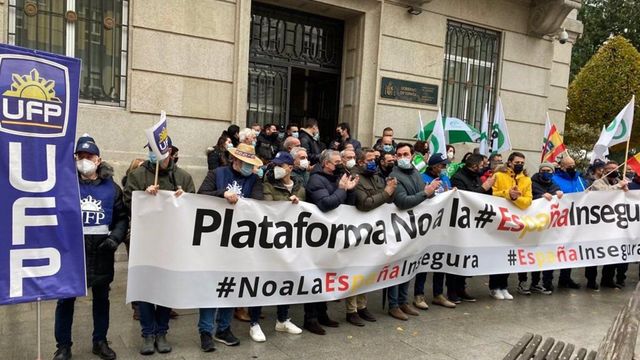 Concentración contra la reforma de la Ley de Seguridad Ciudadana