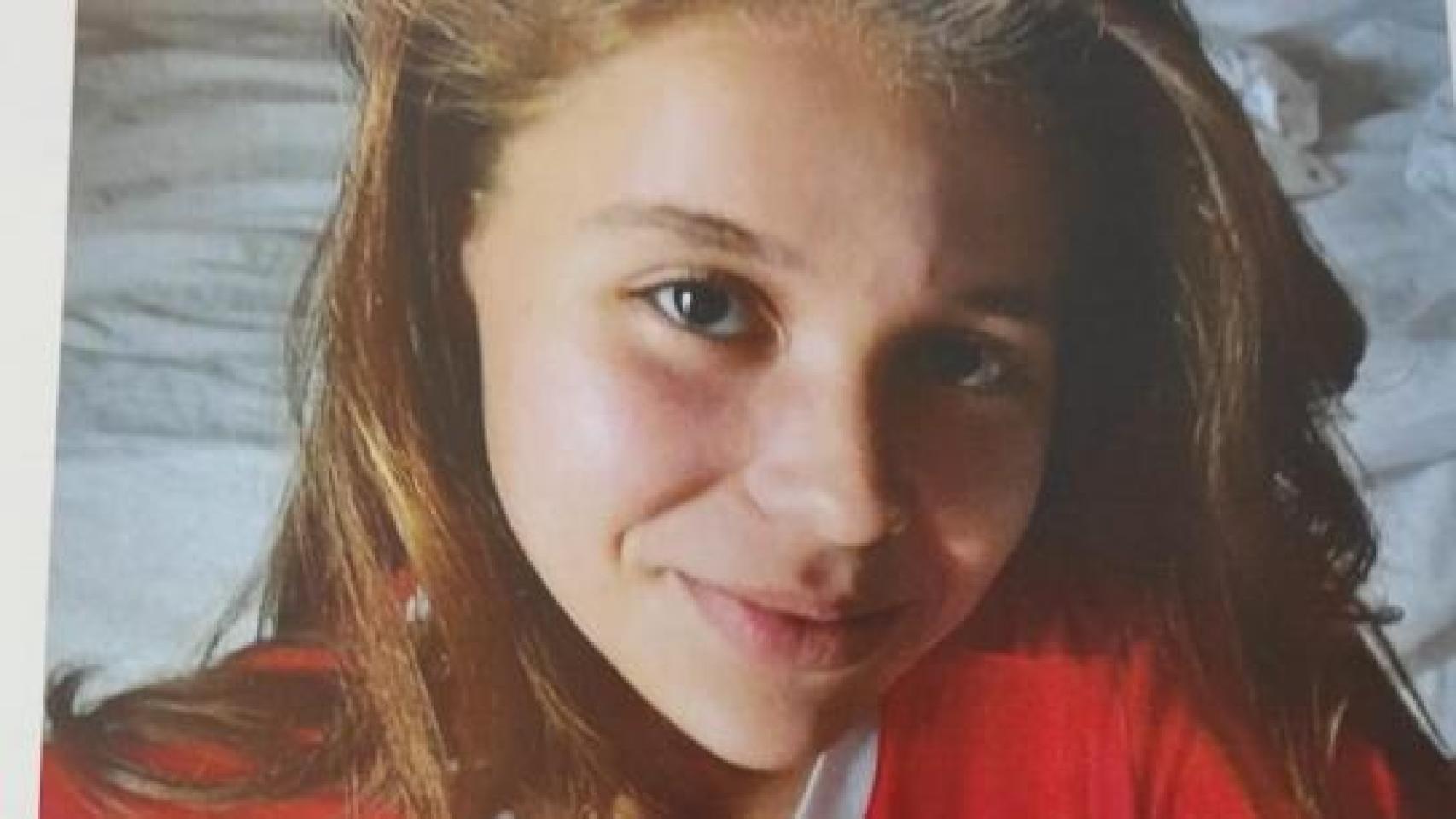 Una imagen de Lucía difundida por la familia.