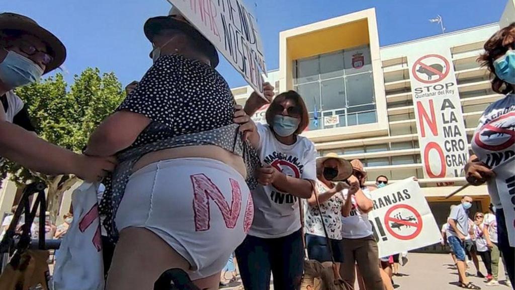 Protesta convocada por 'Quintaverde Pueblo Vivo'