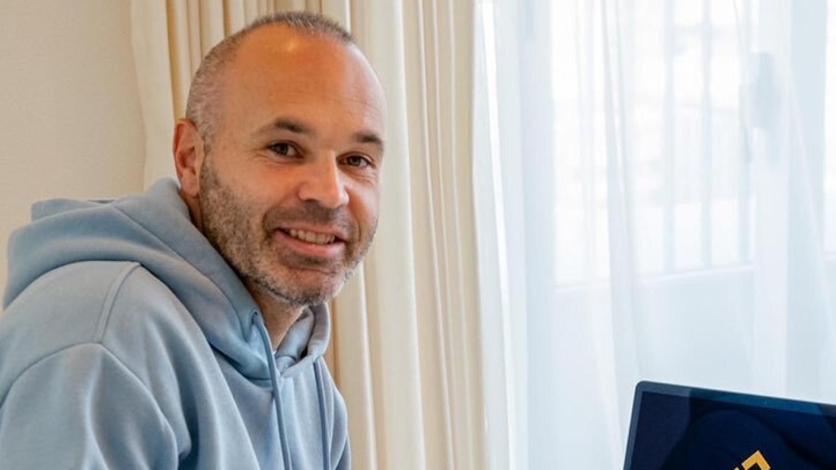 Andrés Iniesta, en Twitter