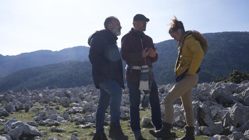 Rodaje de 'La hija'.