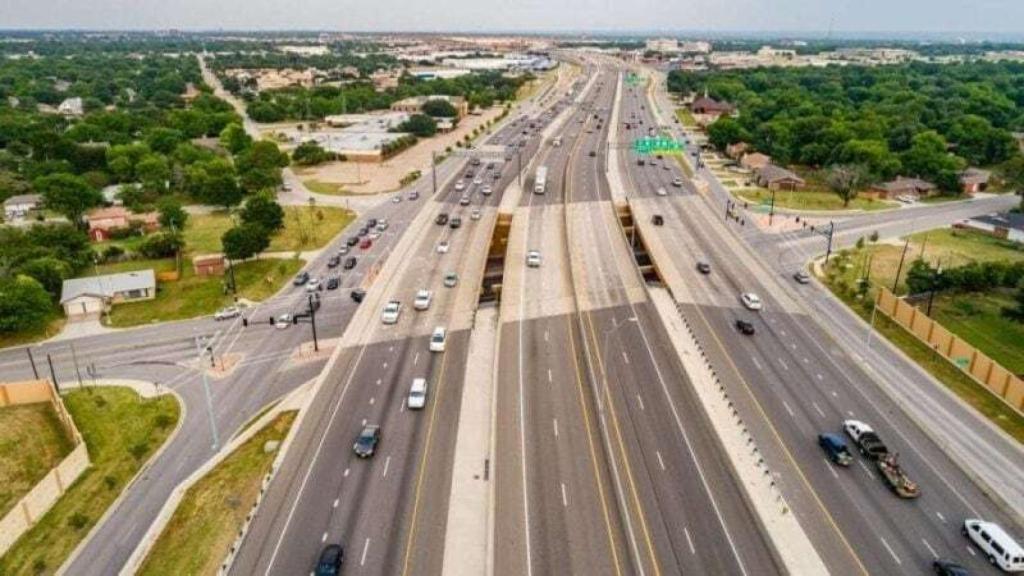 Una de las 'managed lanes' de Ferrovial.