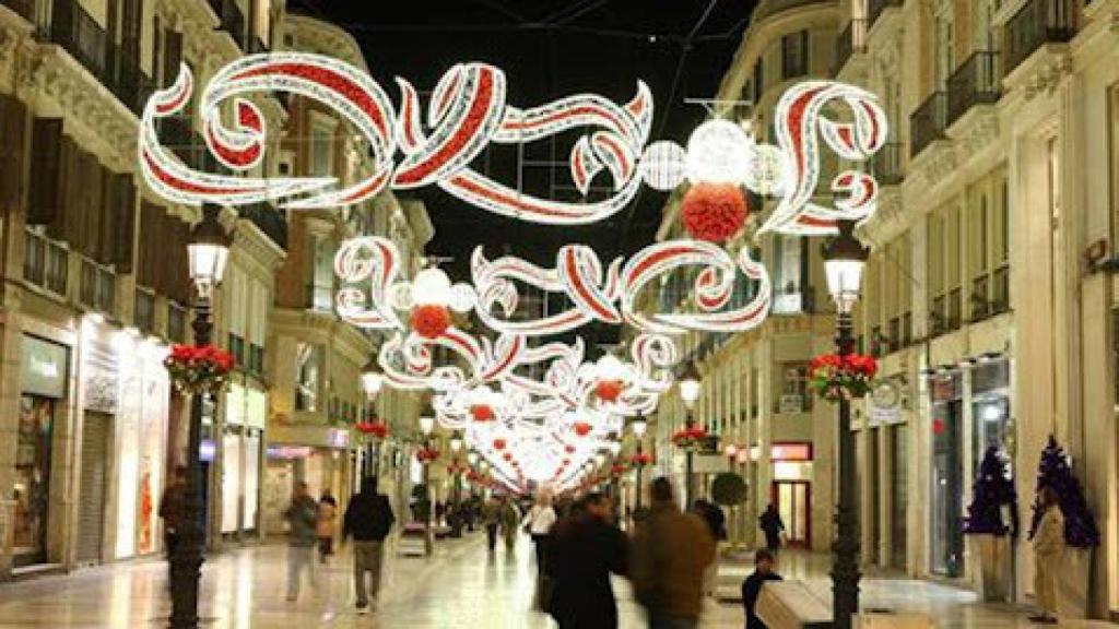La calle Larios en 2010.
