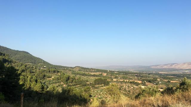 Vistas de la Sierra de Mariola.