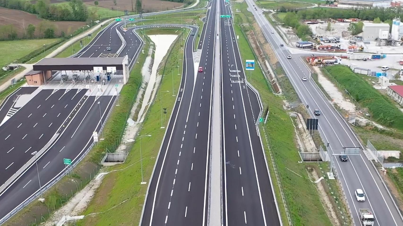 Tramo de una autopista de Sacyr en Italia.