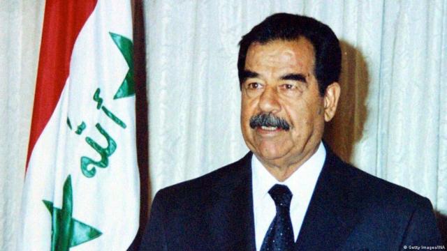 Sadam Hussein.