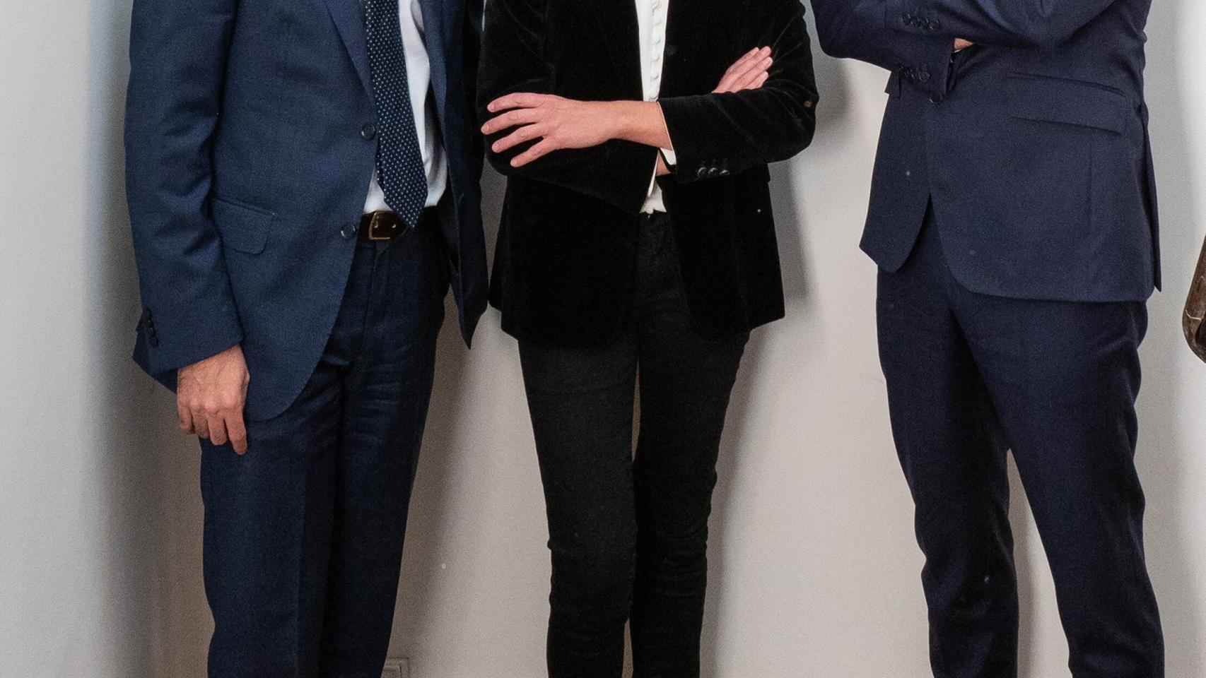 David Ardura, Lola Jaquotot y Alfonso de Gregorio.