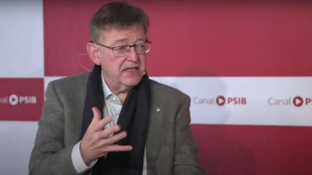 Una de las entrevistas que hizo Ximo Puig este fin de semana en las islas Baleares.