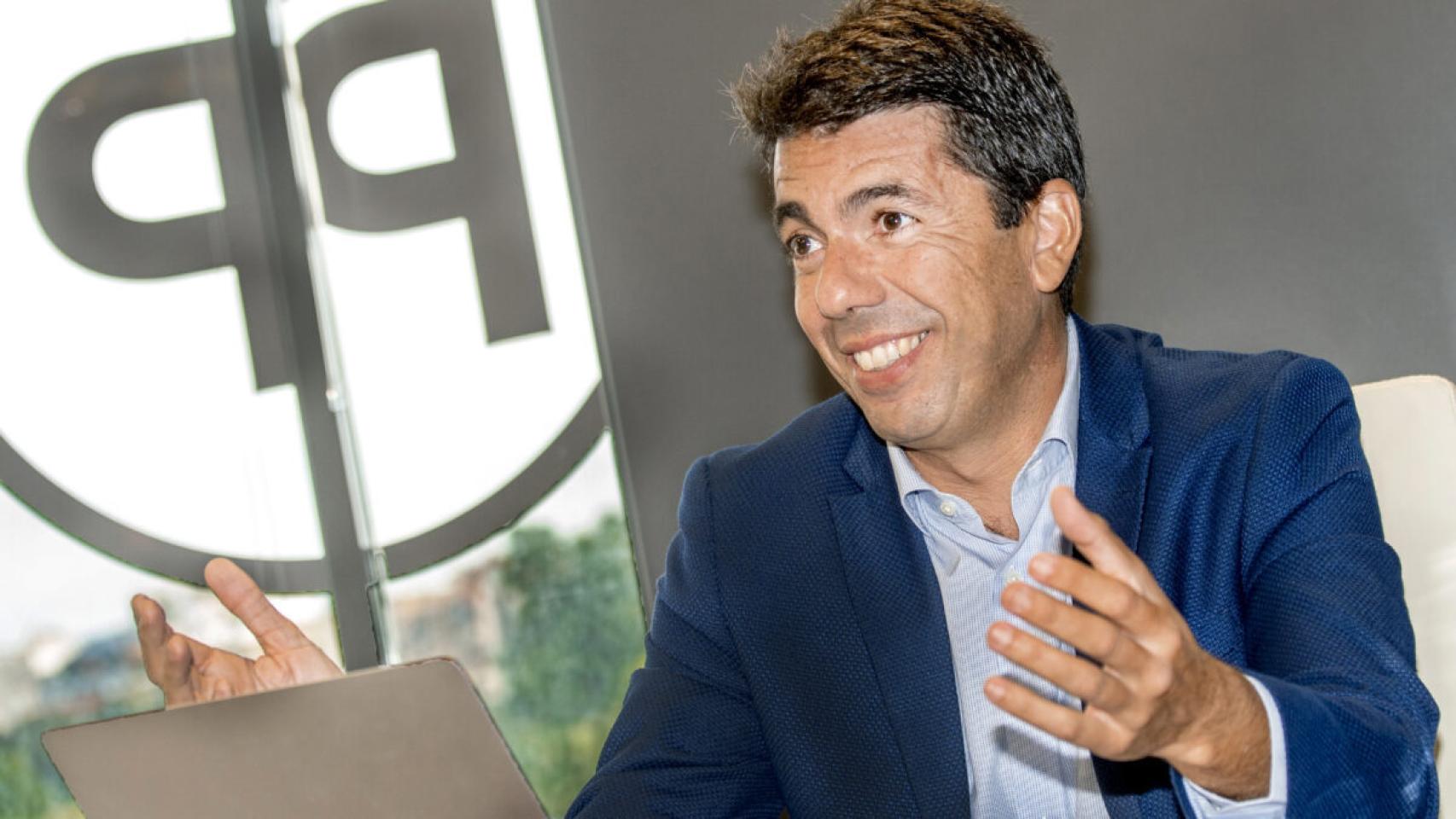 El presidente de la Diputación de Alicante, Carlos Mazón.
