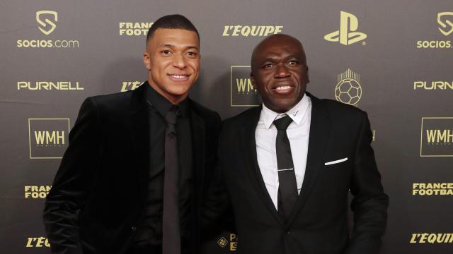 Kylian Mbappé y su padre Wilfried