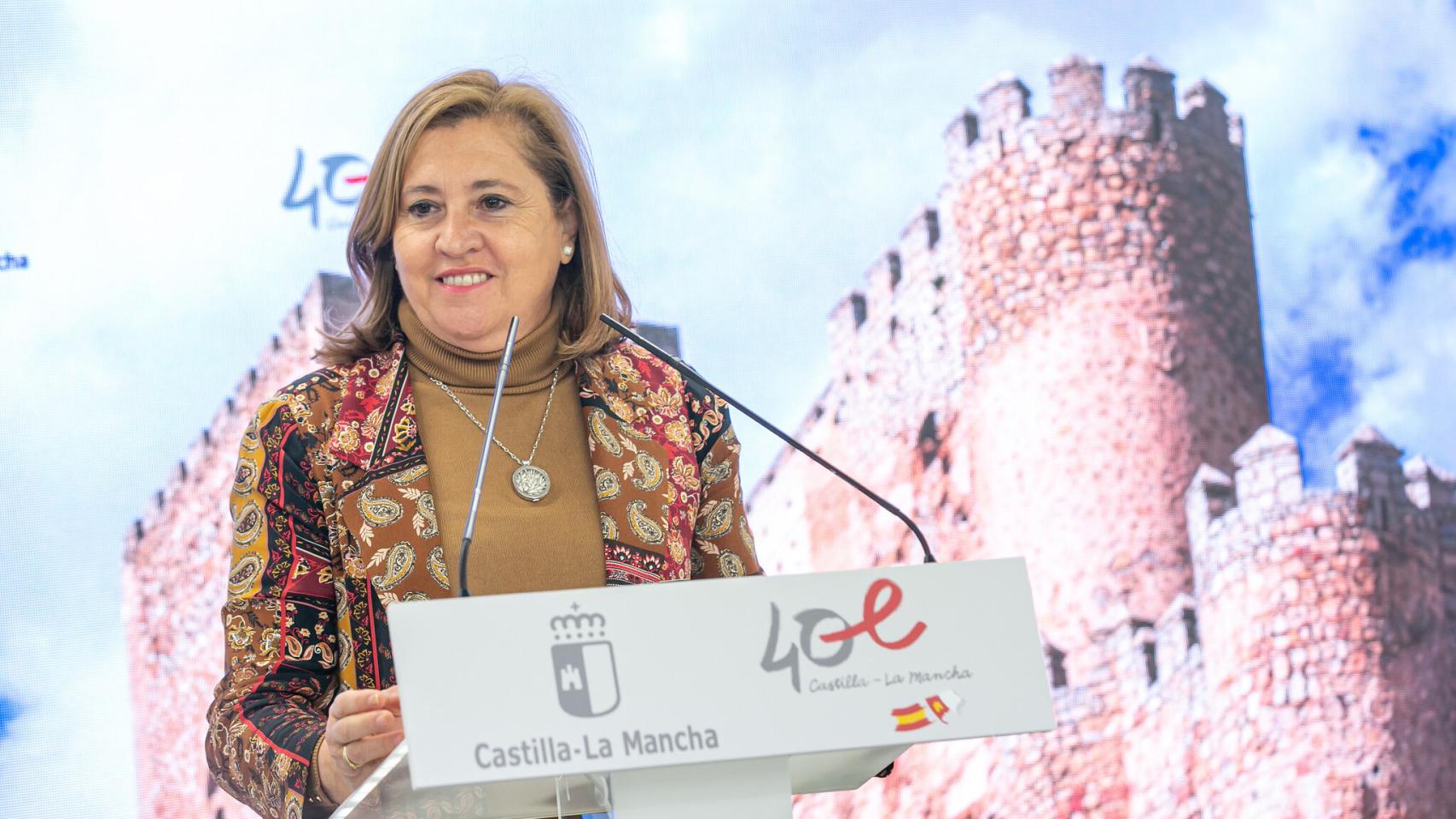 Rosa Ana Rodríguez, consejera de Educación, Cultura y Deportes. Foto: JCCM