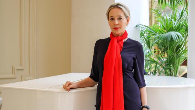 Noreena Hertz en su visita a Madrid.