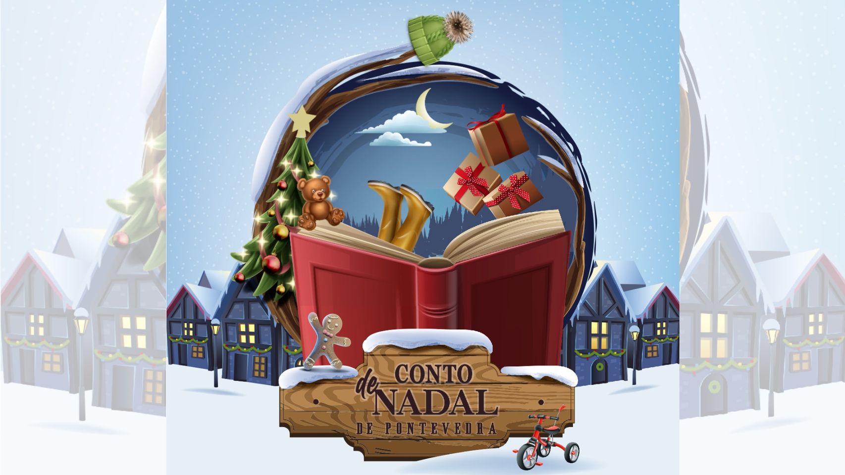 Cartel del ‘Conto de Nadal de Pontevedra’