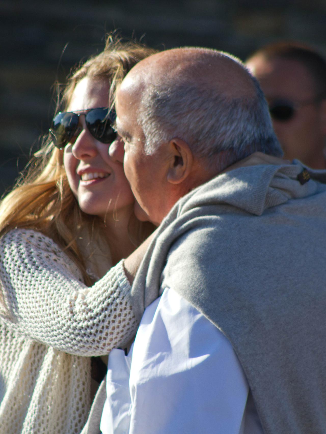 Padre e hija siempre han demostrado sentir adoración mutua.