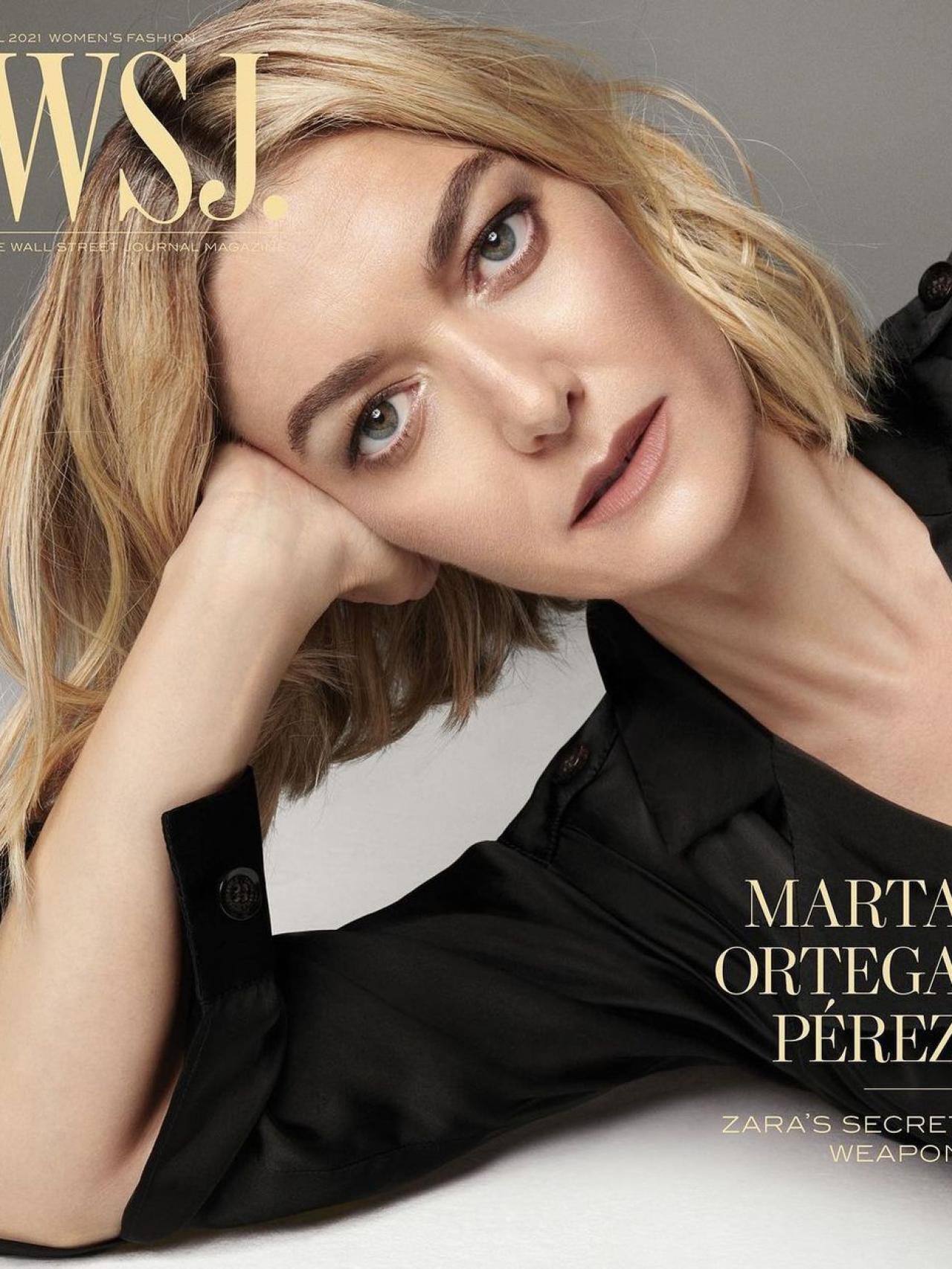 Marta Ortega, en la portada de 'WSJ Magazine'.