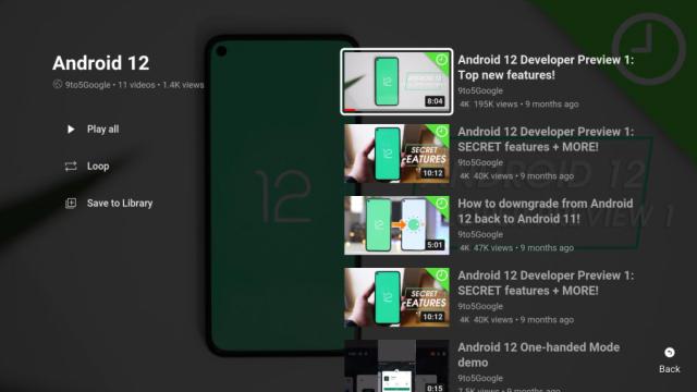 Youtube para Android TV