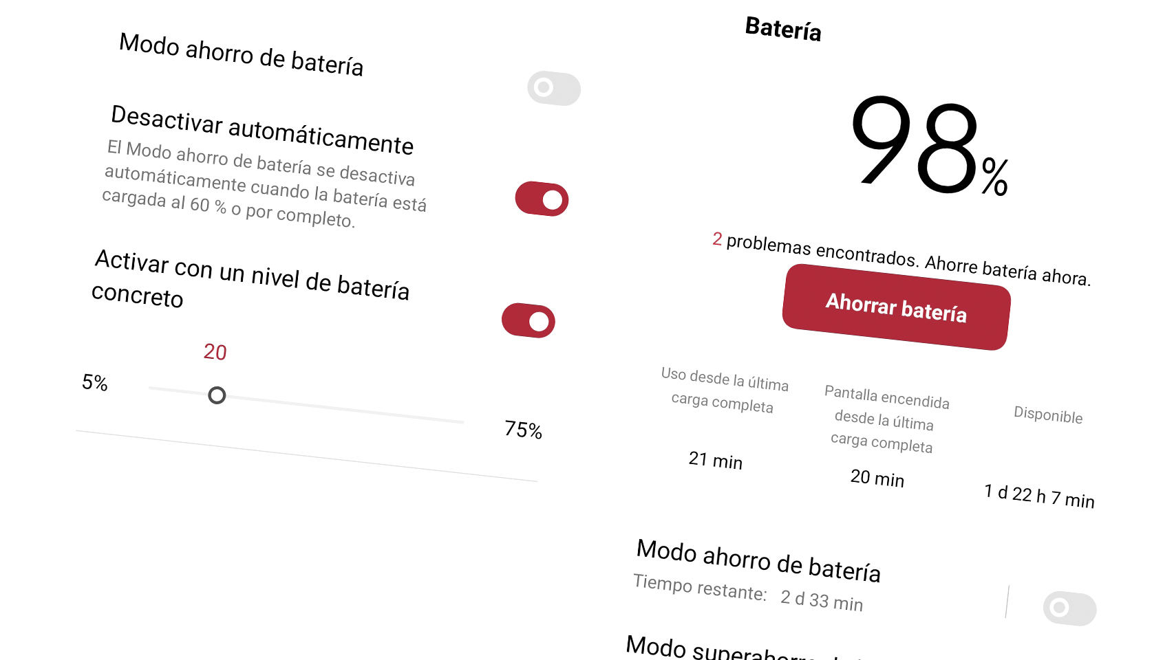 El truco para personalizar el modo de ahorro de batería en tu móvil realme