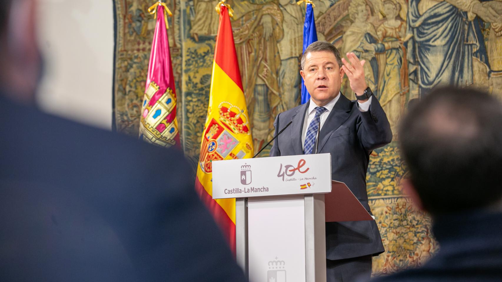 Emiliano García-Page, presidente de Castilla-La Mancha.