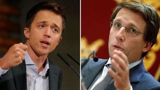 Errejón y Almeida en un fotomontaje.