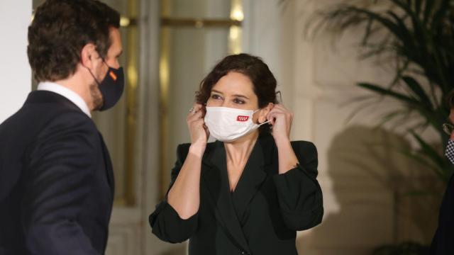 Pablo Casado con Isabel Díaz Ayuso, el pasado día 1.