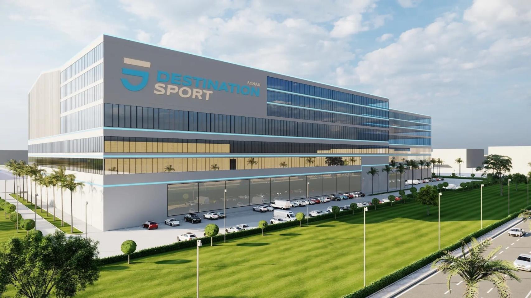Polideportivo que OHLA construirá en Miami.