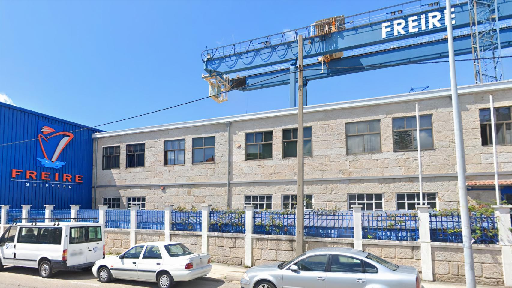 Instalaciones del astillero Freire en Vigo.