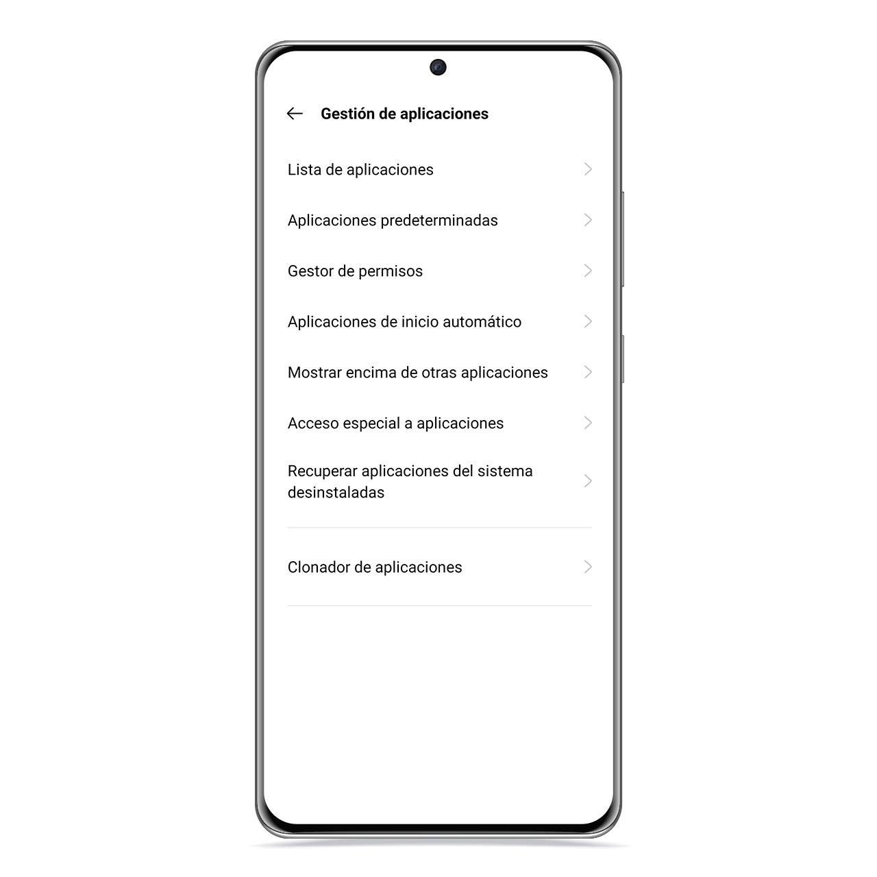 Gestión de aplicaciones
