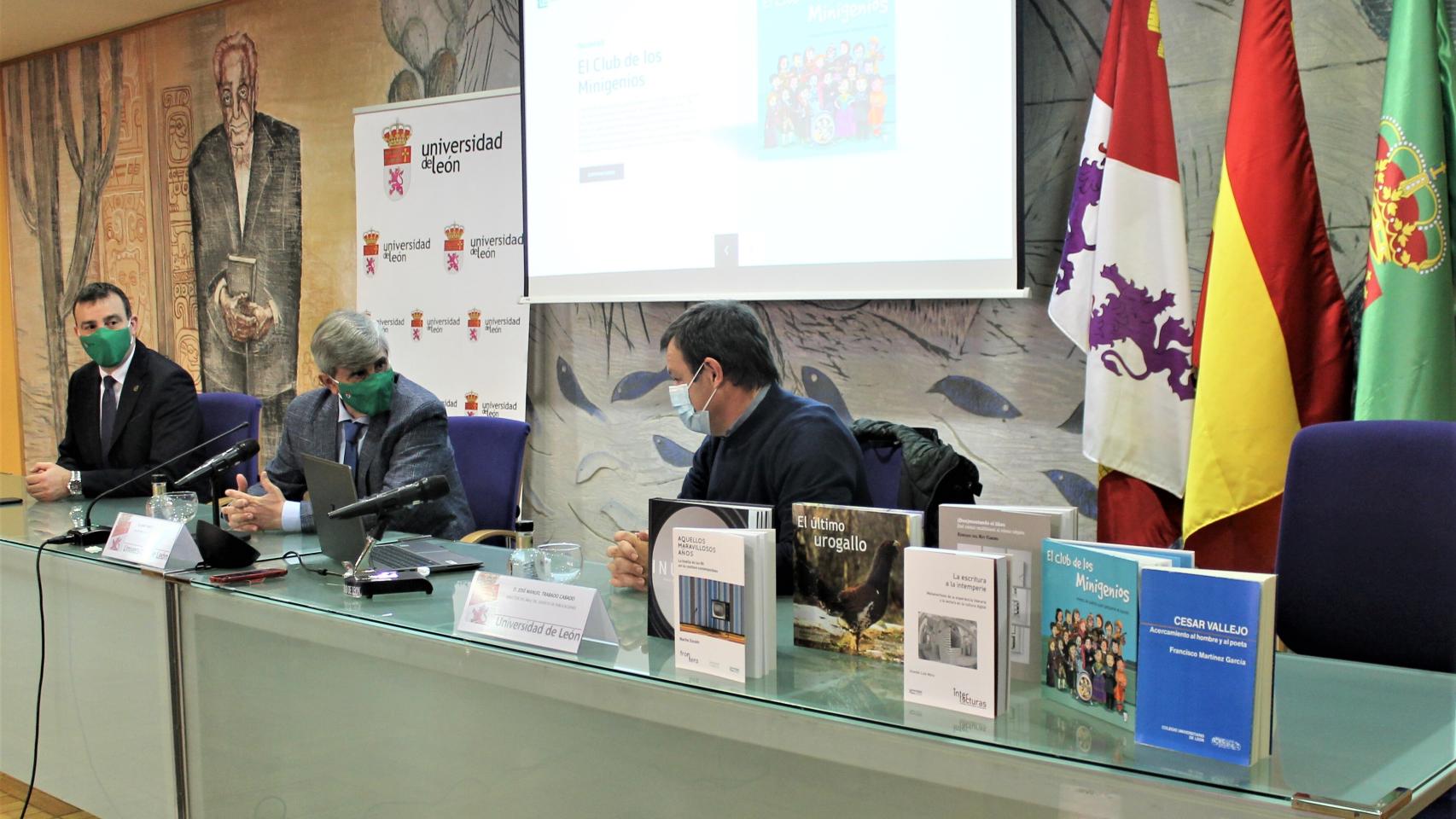 Acto de presentación de la librería virtual de la ULE