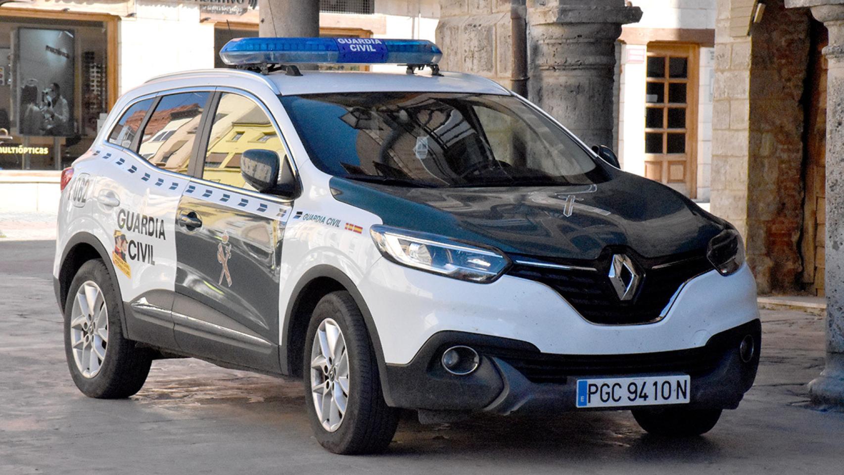 Un coche de la Guardia Civil