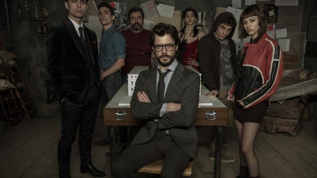 El primer póster oficial de 'La casa de papel'.
