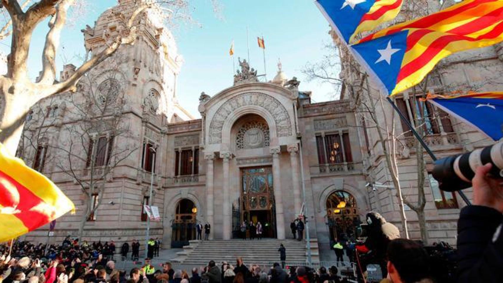 Exterior del Tribunal Superior de Justicia de Cataluña. EP