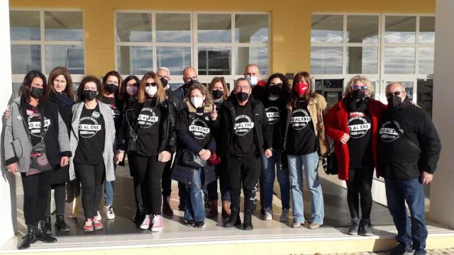 Representantes de los trabajadores en la Facultad de Derecho de la UMA.
