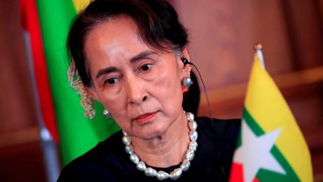 Aung San Suu Kyi.