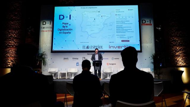 El CEO y editor de D+I, Rafa Navarro, durante la presentación del Mapa de la Innovación. FOTO: Vicent Bosch.