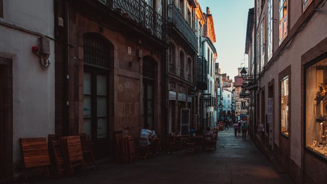 El centro de Santiago de Compostela (foto: Adrián Mato vía Unsplash)