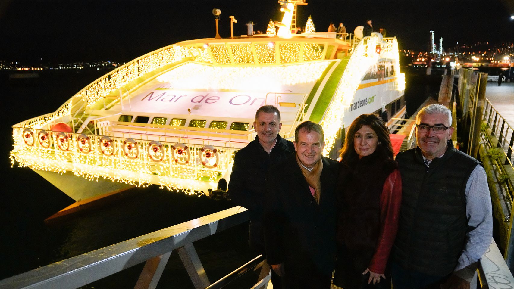 Presentación del nuevo servicio en Vigo.