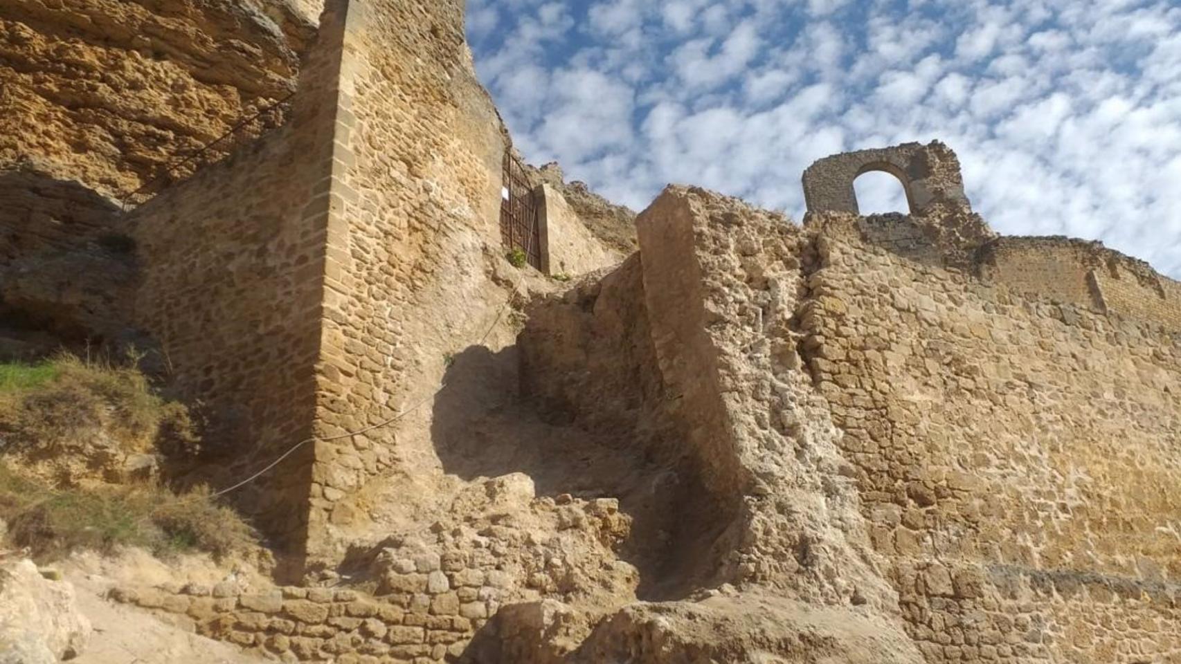 El castillo de Zorita de los Canes.