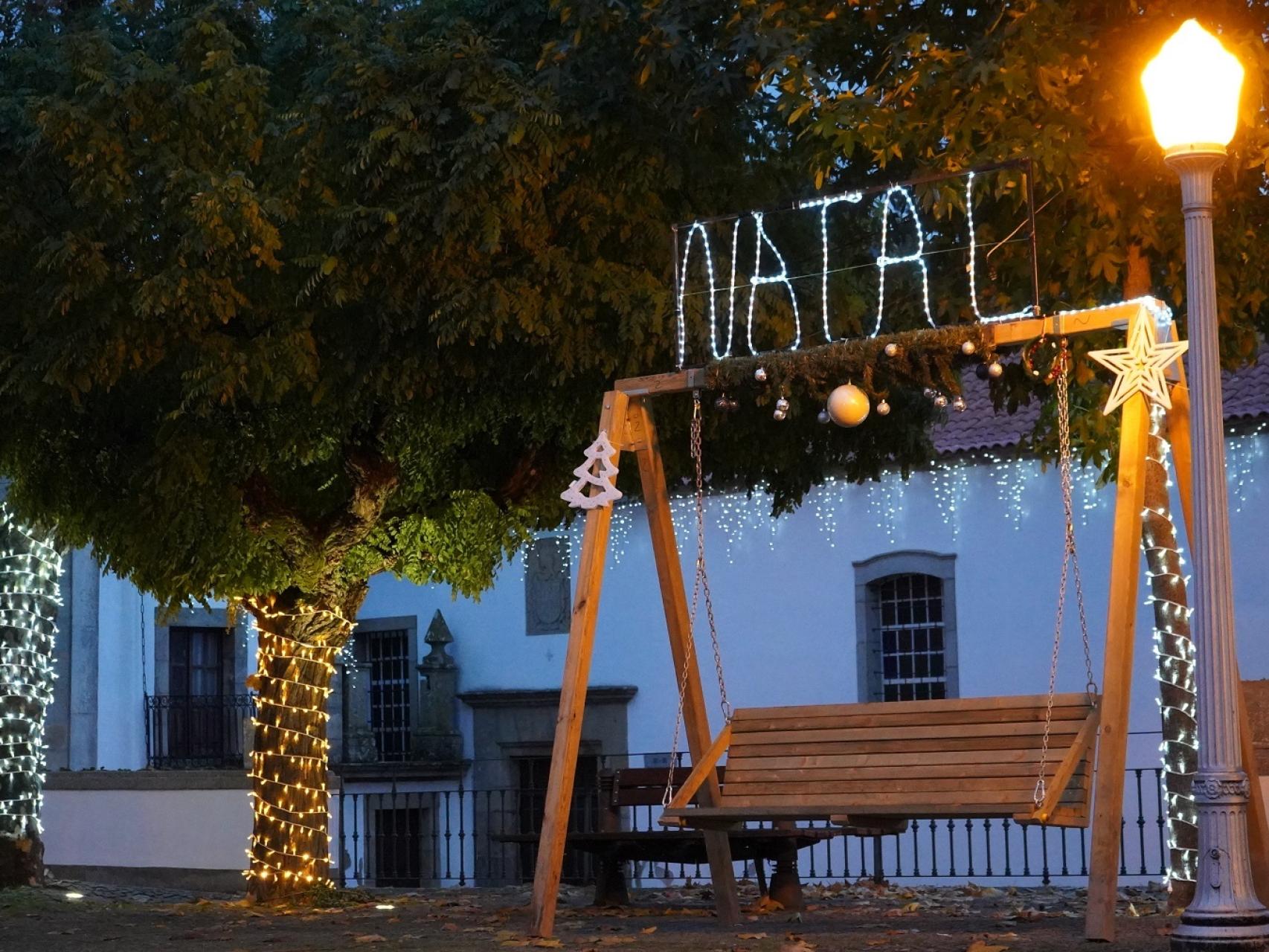 Iluminación de Navidad en Pinhel