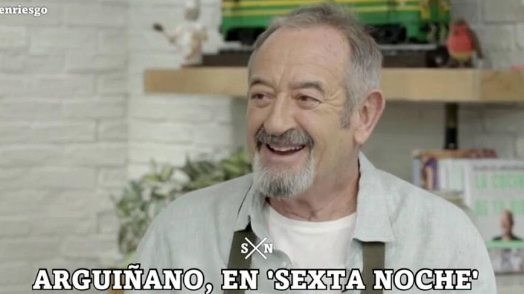 Karlos Arguiñano sorprende desvelando su ideología política en 'La Sexta Noche'