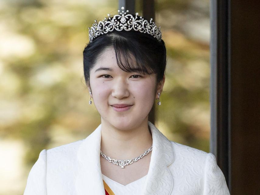 La princesa Aiko de Japón en la celebración de su mayoría de edad.