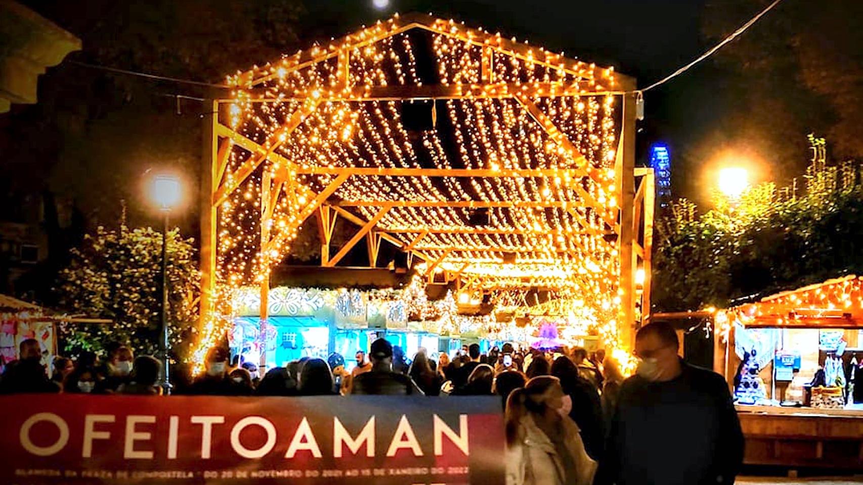 Mercado Navideño en Vigo.