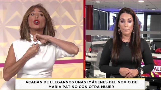 María Patiño desapareció del plató enfadada por una noticia que le afecta directamente.