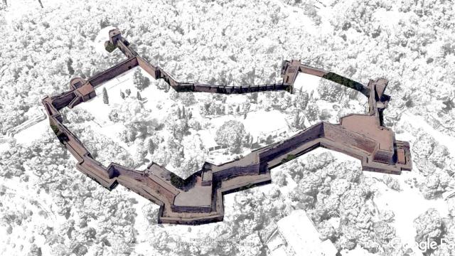 Imagen del escaneo realizado a La Alcazaba de Málaga.