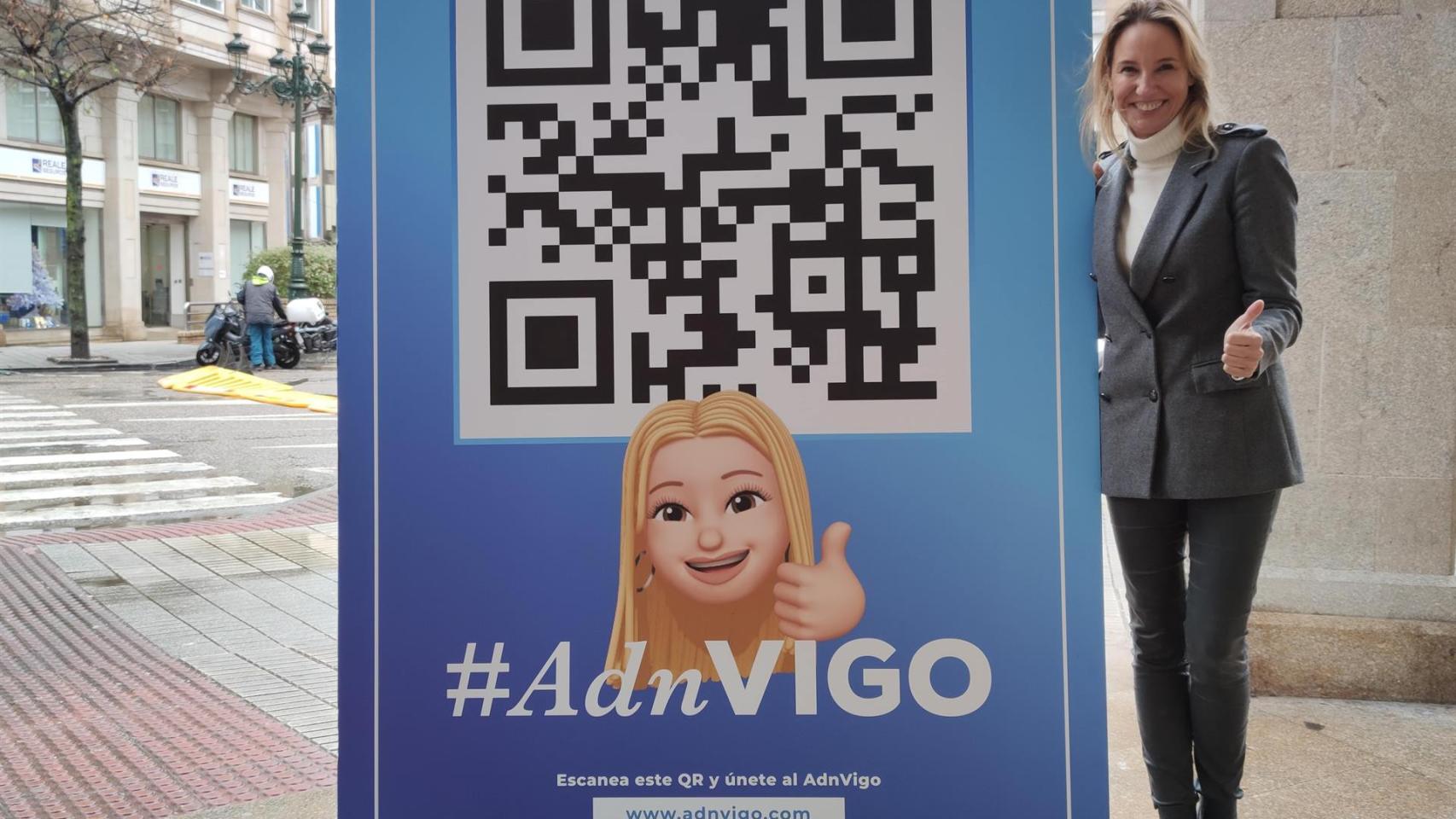 La candidata a la Presidencia del PP de Vigo Marta Fernández-Tapias presenta la página web
