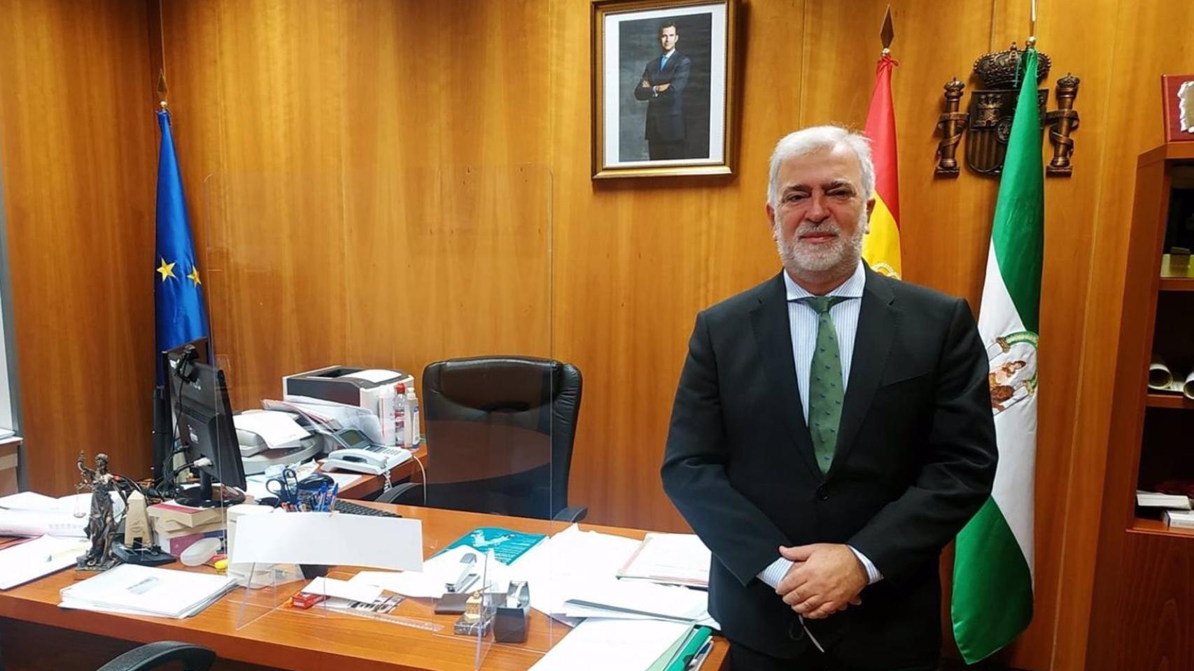 El juez decano de Málaga, José María Páez, en una foto.