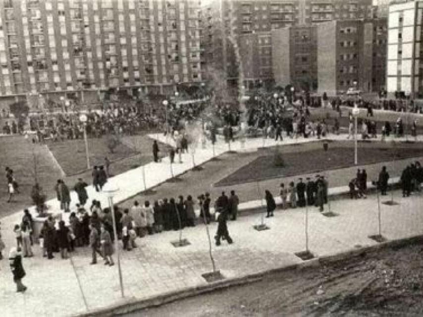 Inauguración del Parque Garrido en 1974