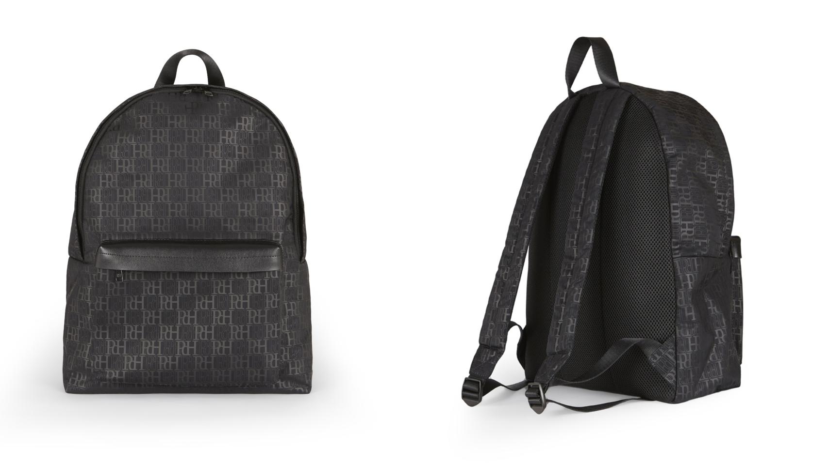 La mochila sostenible de Pedro del Hierro en montaje de EL ESTILO.